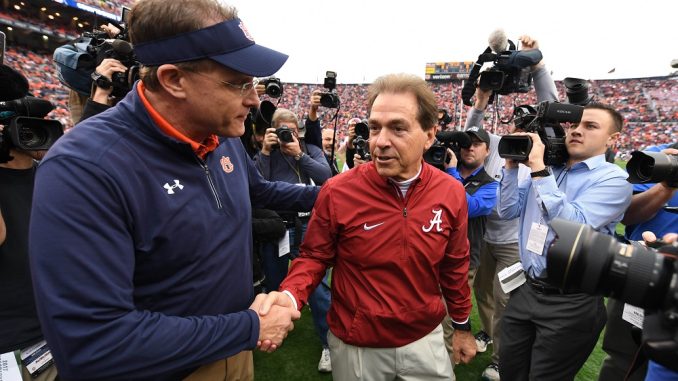 NCAA Football: Alabama at Auburn